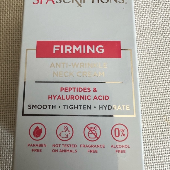 SpaScriptions Firming Anti-Wrinkle Neck Cre. Peptides & Hyaluronic - Picture 2 of 4